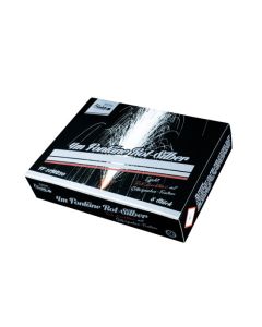 4m Fontäne Rot-Silber