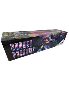 Broken Pyrodise 144-Schuss-Feuerwerkverbund