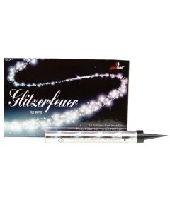 Eisfontäne-Glitzerfeuer Silber, 50s